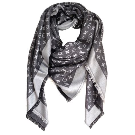 louis vuitton monogram shawl natural|Louis Vuitton denim scarf.